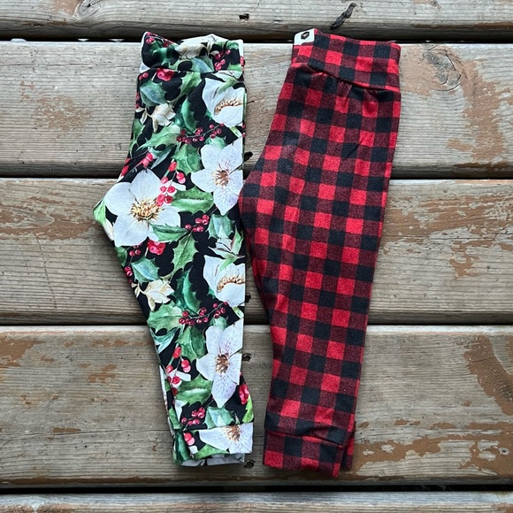 Bumblito Stretchy Toddler Leggings - Lot of 2 - Size 6-24 Months - Picture 2 of 3